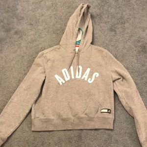 Cropped Adidas Hoodie